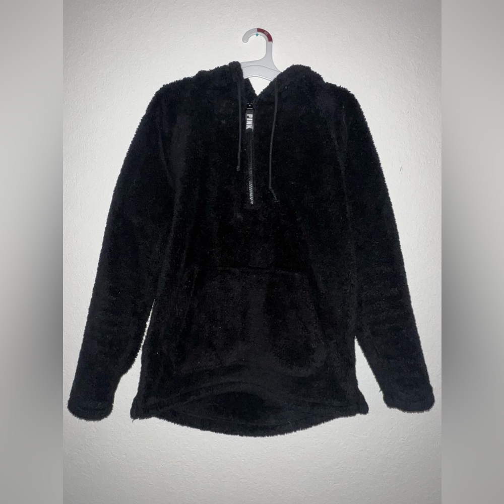 VS PINK black Sherpa